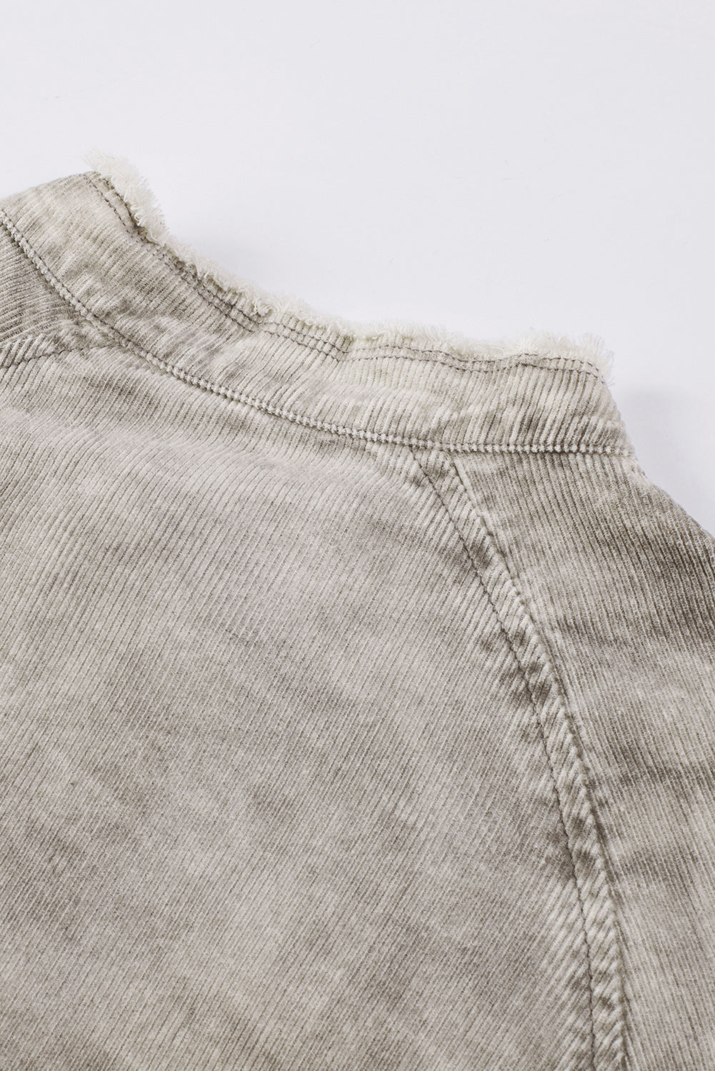 Gray Gradient Long Sleeve Button Up Raw Hem Denim Dress Melody Wear™️