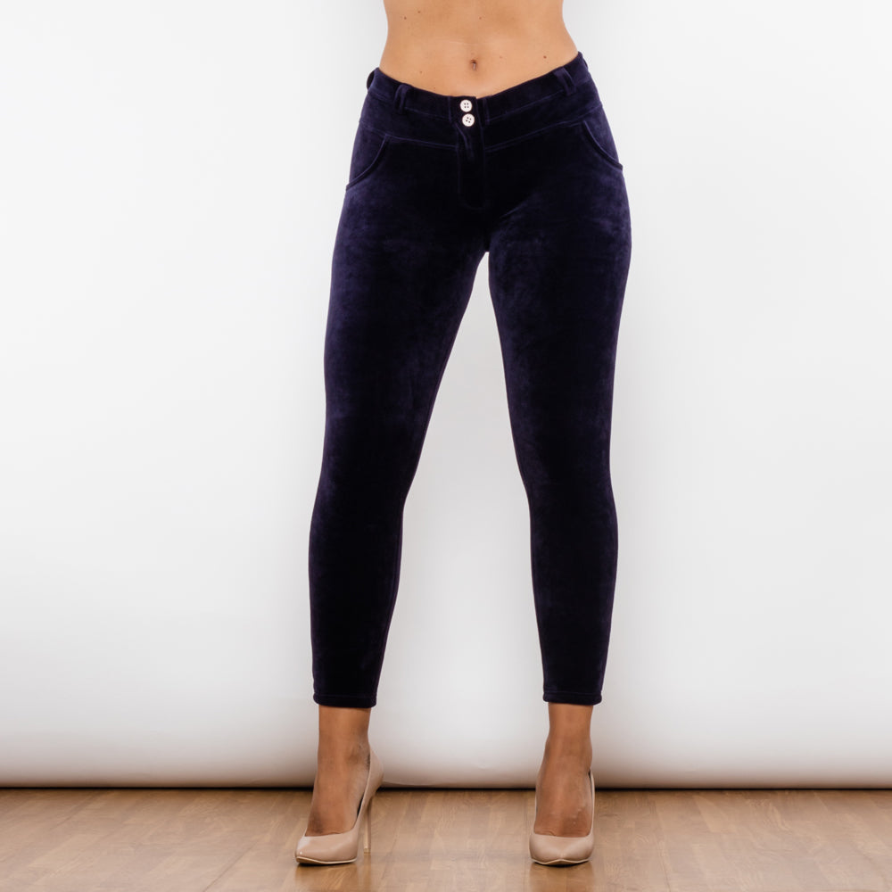 Purple Orchid Chenille Middle Waist Lifting Leggings Melody Wear™️
