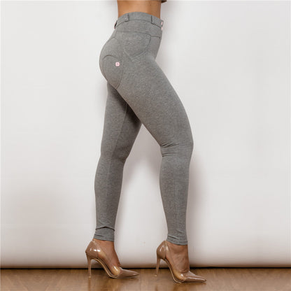 Middle Waist Grey Knitted Leggings Melody Wear™️