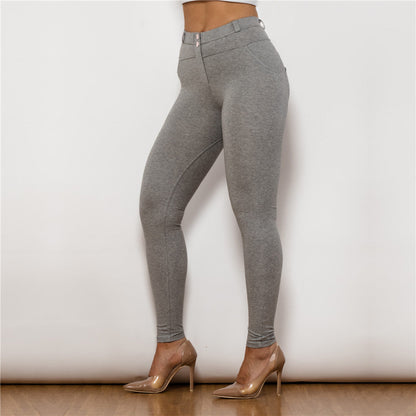 Middle Waist Grey Knitted Leggings Melody Wear™️