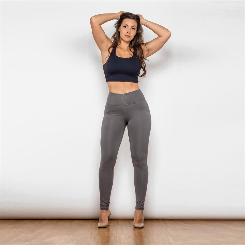 High Waist Olive Knitted Leggings Melody Wear™️