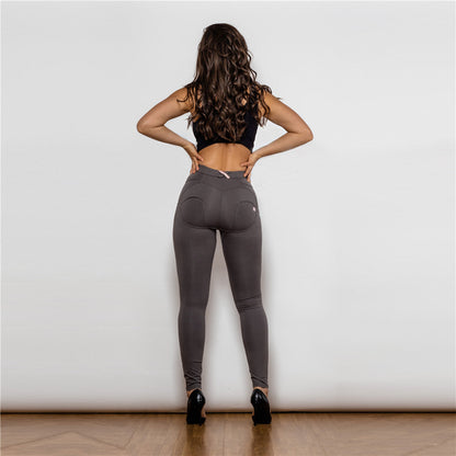 Middle Waist Olive Knitted Leggings Melody Wear™️