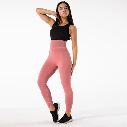 Scrunch Butt Running Training Leggings Seamless Yoga Pants High Waist Belly Control Sports Leggings Pink Melody Wear™️