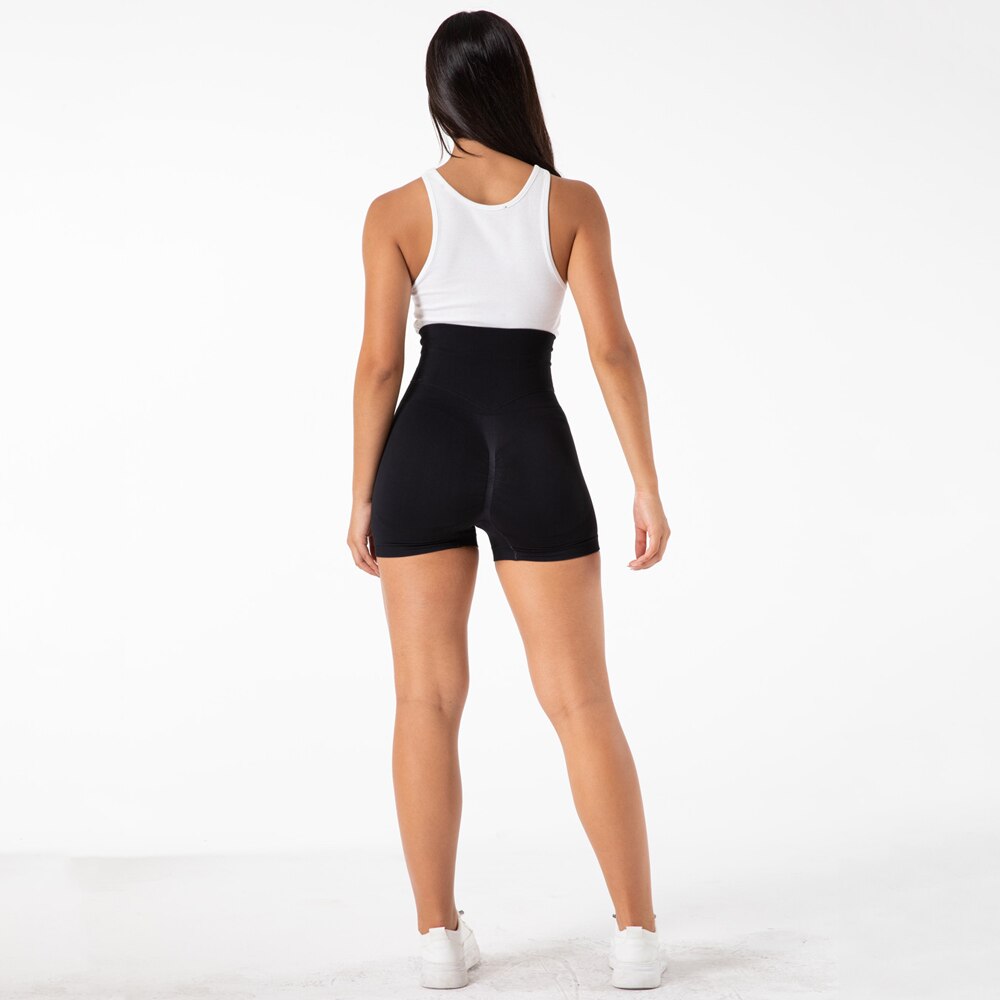 Seamless Sports Shorts Women Summer High Waist Tight Gym Squat Proof Tummy Control Workout Running Shorts Melody Wear™️