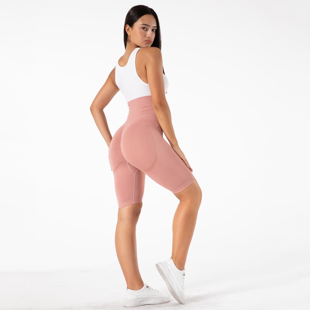 Women Yoga Shorts Sports Running Seamless Fitness Workout Squat Exercise Gym Lifting High Waist Shorts Melody Wear™️